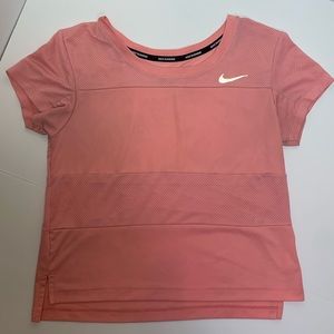light pink nike crop top